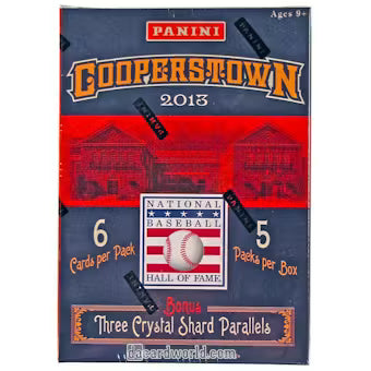 2013 Panini Cooperstown Baseball 5-Pack Blaster Box