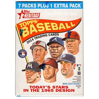 2014 Topps Heritage Baseball 8-Pack Blaster Box