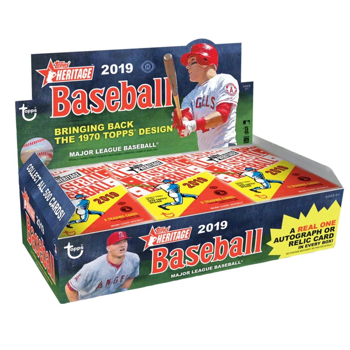 2019 Topps Heritage Baseball Hobby Box