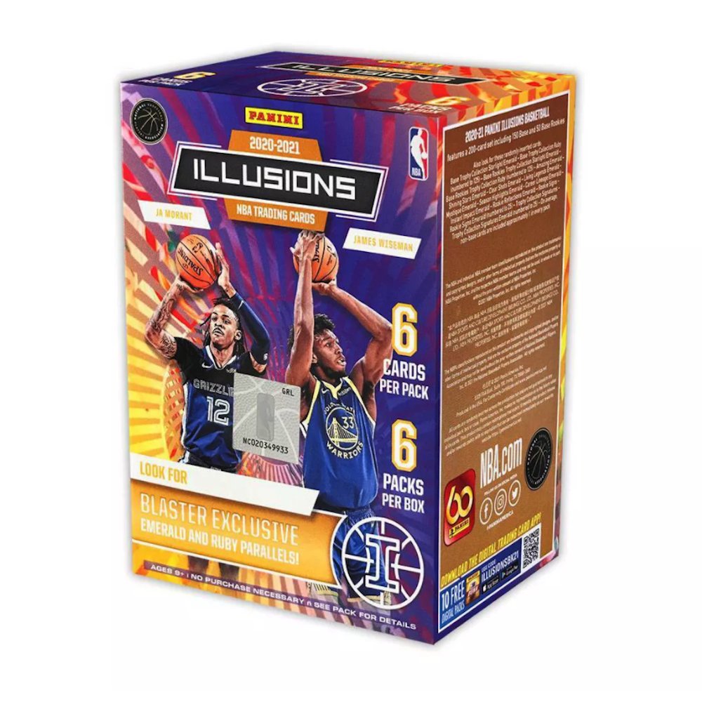 2020-21 Panini Illusions Basketball 6-Pack Blaster Box