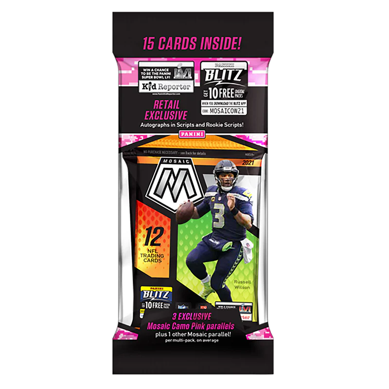 2021 Panini Mosaic Football Cello Pack