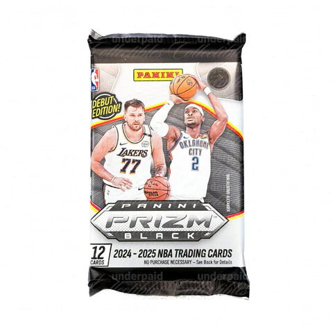 2024/25 Panini Prizm Black Basketball Hobby Pack