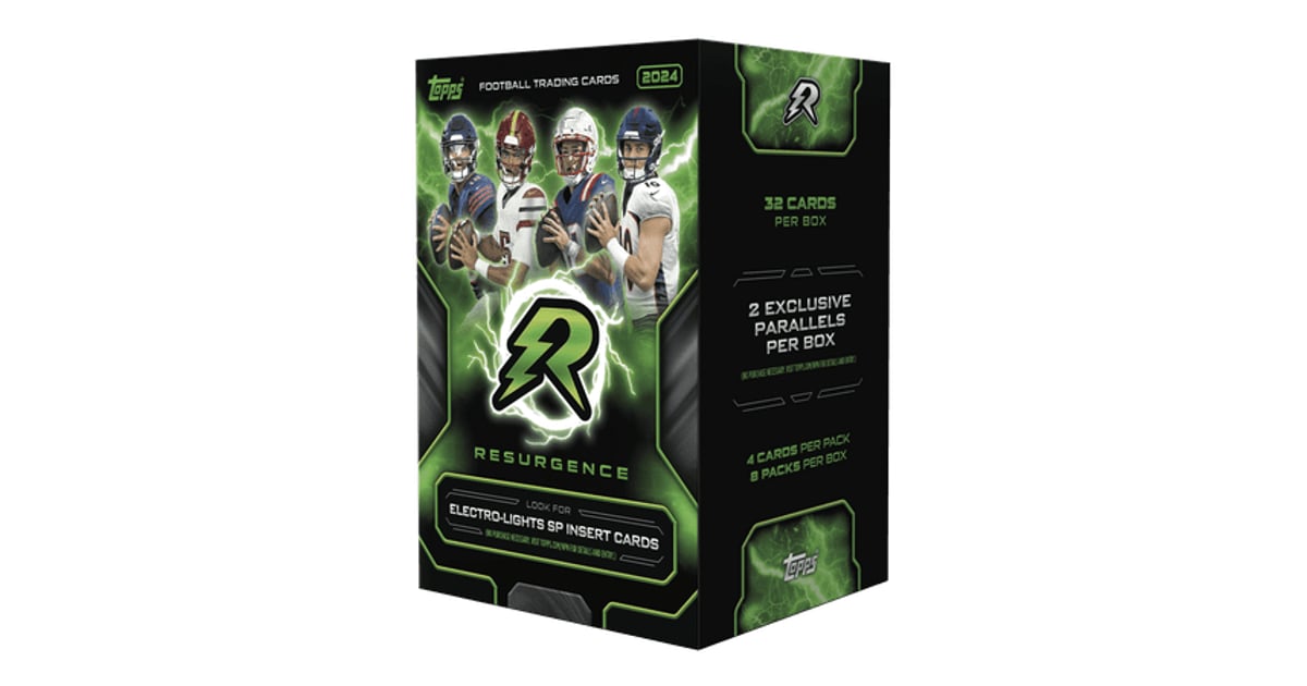 2024 Topps Resurgence Football 8-Pack Blaster Box