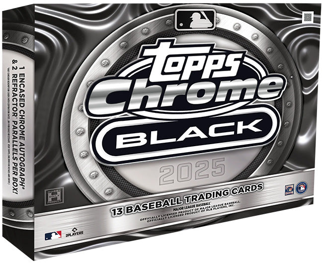 2025 Topps Chrome Black Baseball HOBBY Box