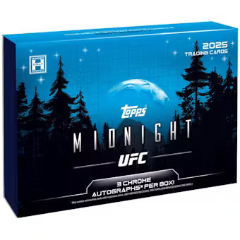 2025 Topps Midnight UFC Hobby Box