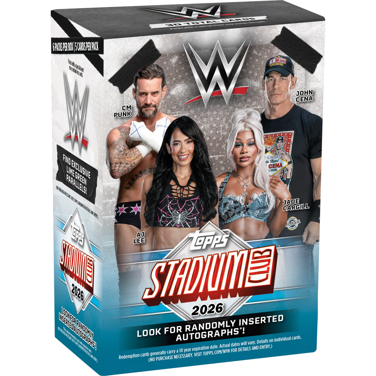 2026 Topps Stadium Club WWE Wrestling Blaster Box