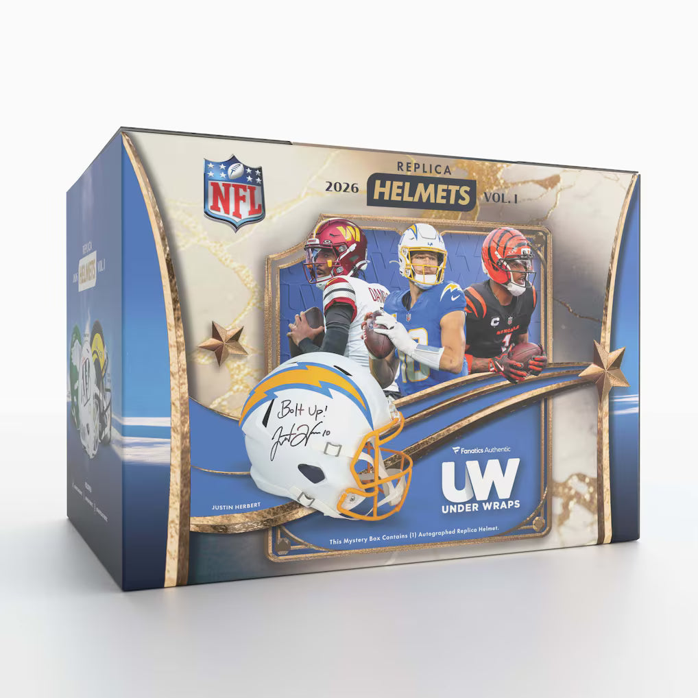2026 Under Wraps Autographed NFL Replica Helmets Volume I