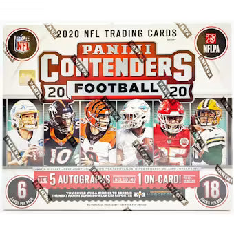 2020 Panini Contenders Football 1st Off The Line FOTL Hobby Box