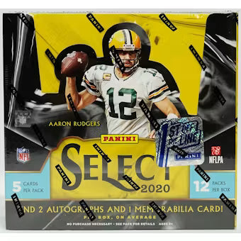 2020 Panini Select Football 1st Off The Line FOTL Hobby Box