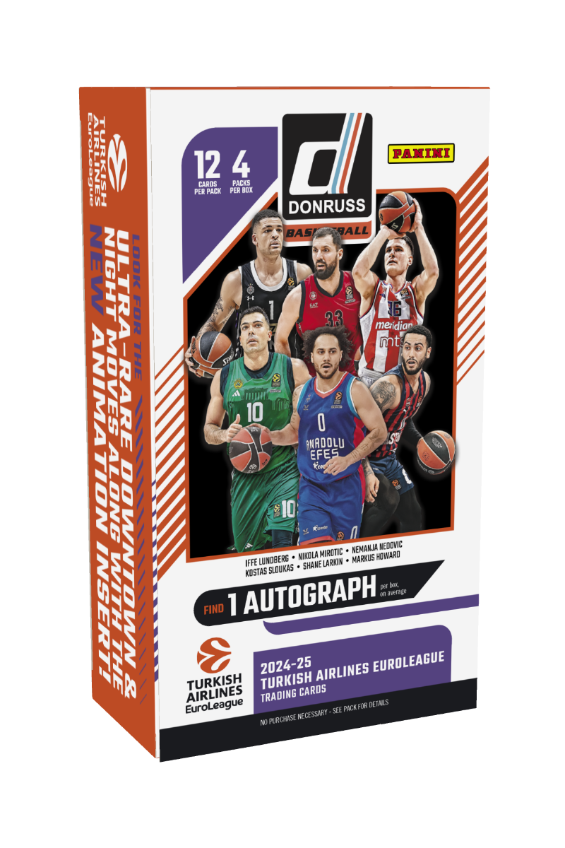 2024/25 Panini Donruss Turkish Airlines EuroLeague Basketball Hobby Box