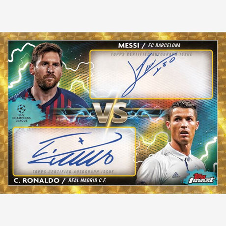 2023/24 TOPPS FINEST CLUB COMPETITIONS SOCCER HOBBY BOX
