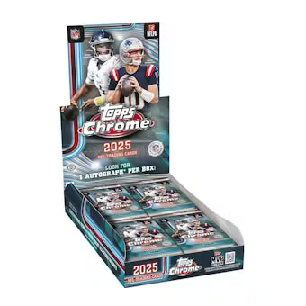 2025 Topps Chrome Football Hobby Box