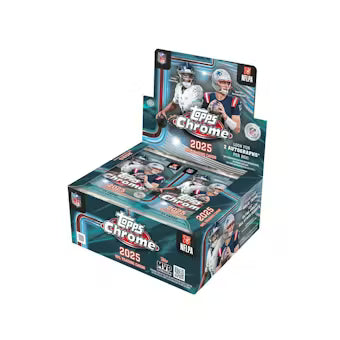 2025 Topps Chrome Football Hobby Jumbo Box