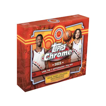 2025 Topps Chrome McDonald's All American Basketball Hobby Box