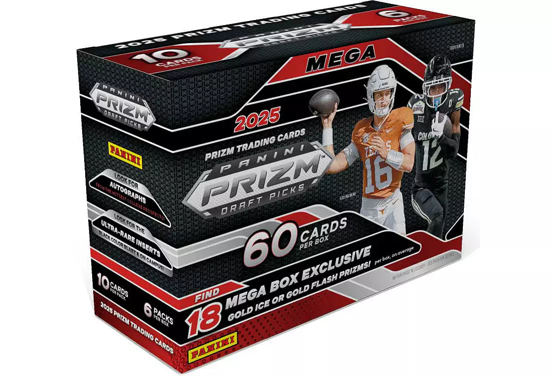2025 Panini Prizm Draft Picks College Football Mega Box