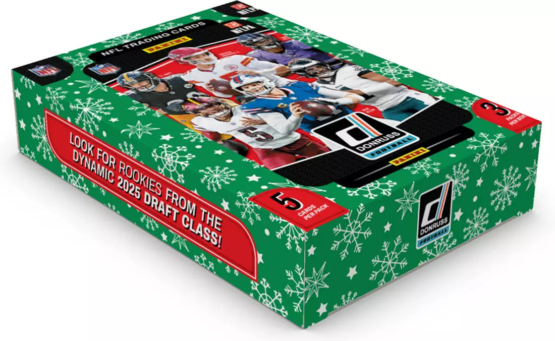 2025 Panini Donruss Holiday Football NFL Tin