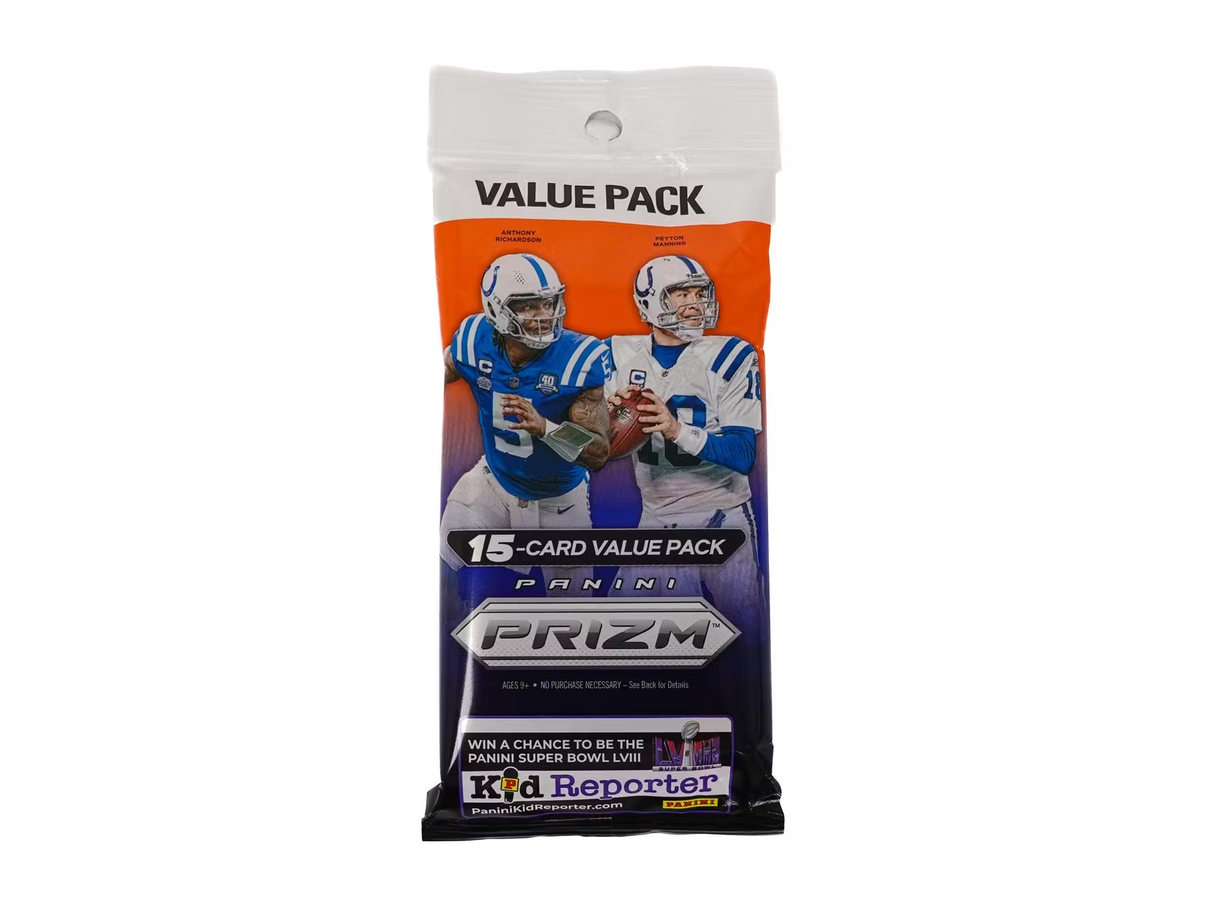 2023 Panini Prizm Football Jumbo Value 12-Pack Box