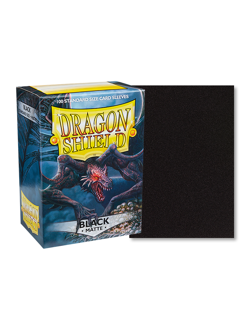 Dragon Shield - Black - Matte Sleeves