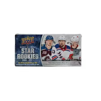 2020/21 Upper Deck NHL Rookie Box Set Hockey Hobby Box