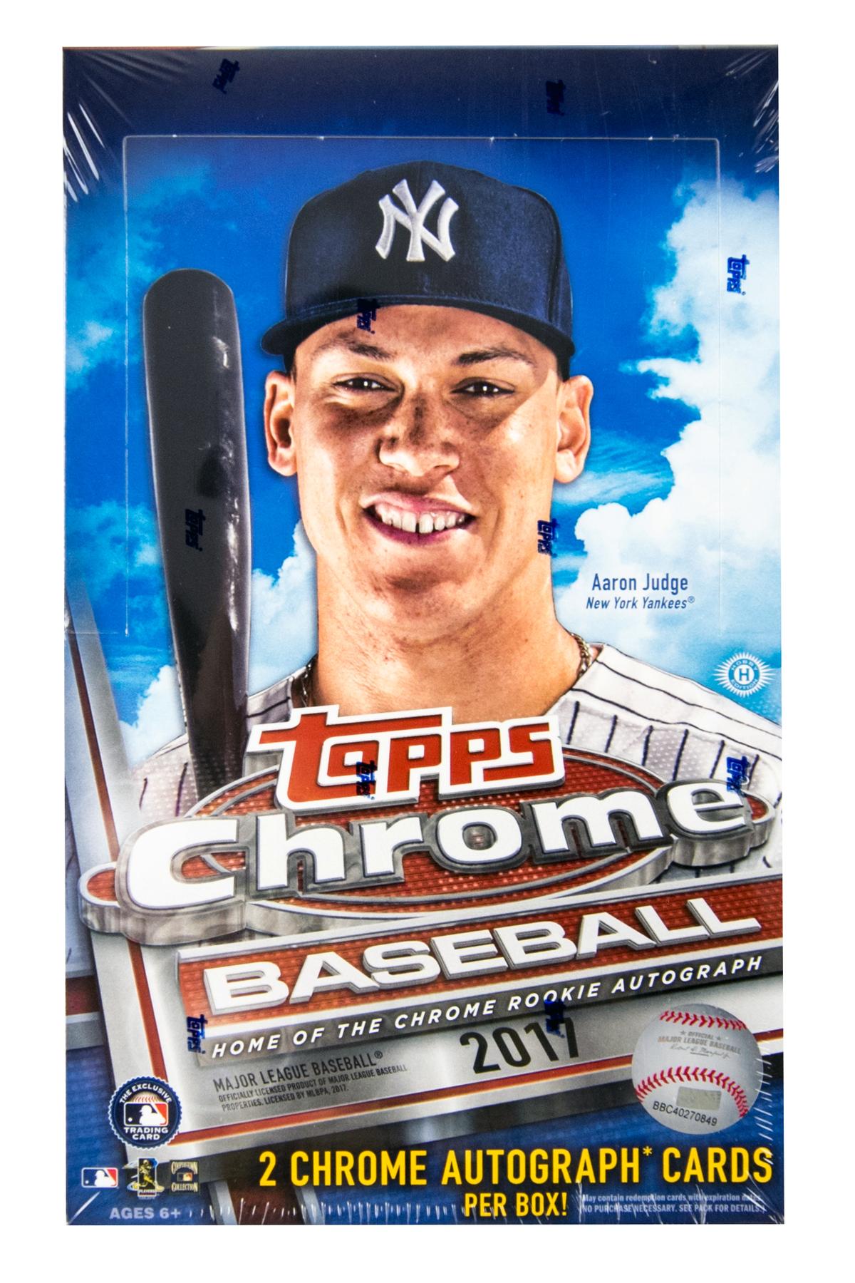 2017 Topps Chrome Baseball 8ct Blaster Box