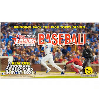 2017 Topps Heritage High Number Baseball Hobby Box