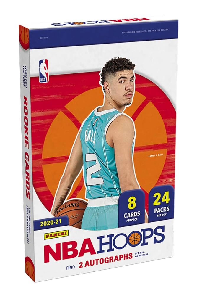 2020/21 Panini NBA Hoops Basketball Hobby Box