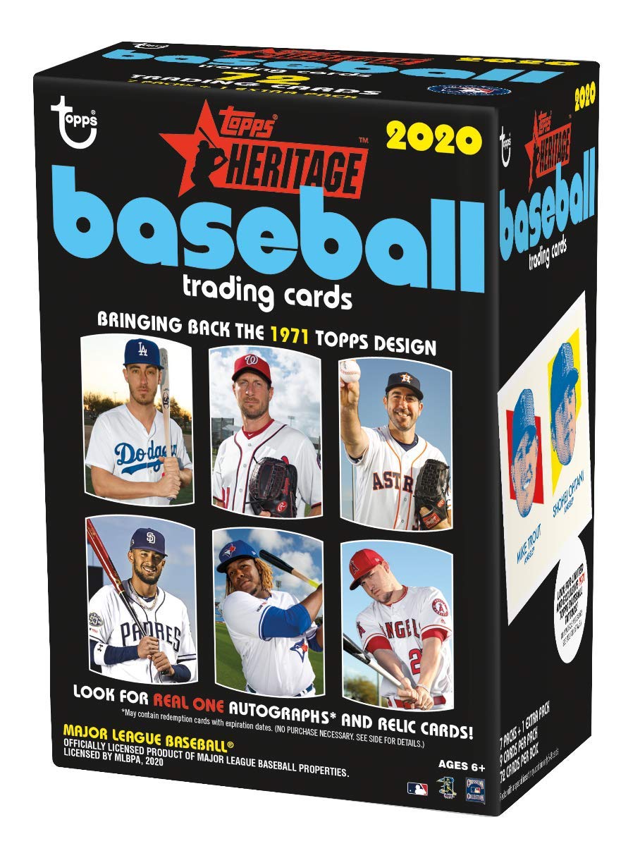 2020 Topps Heritage Baseball 8ct Blaster