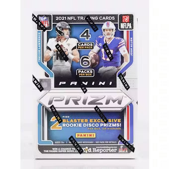 2021 Panini Prizm Football 6-Pack Blaster Box (Disco Prizms!)