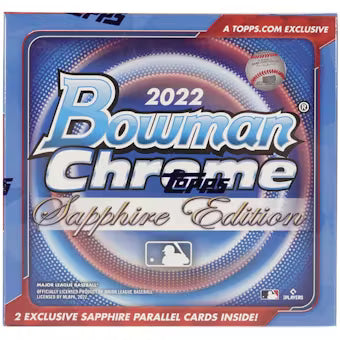 2022 Bowman Chrome Sapphire Baseball Hobby Box