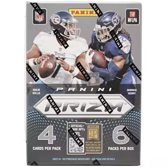 2022 Panini Prizm Football 6-Pack Blaster Box (Green & Light Blue Prizms!)