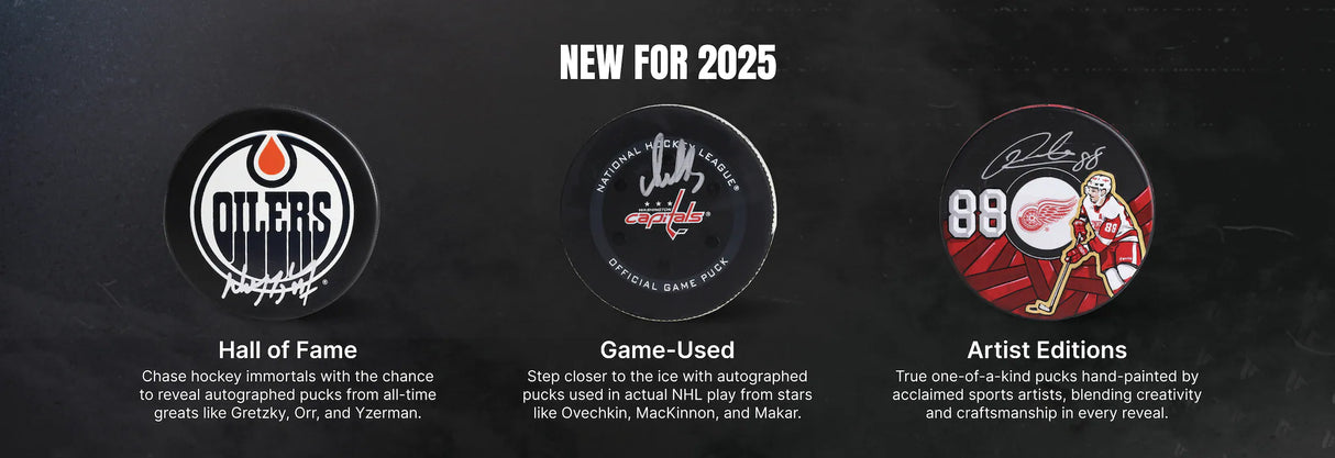 2025 Under Wraps NHL Pucks