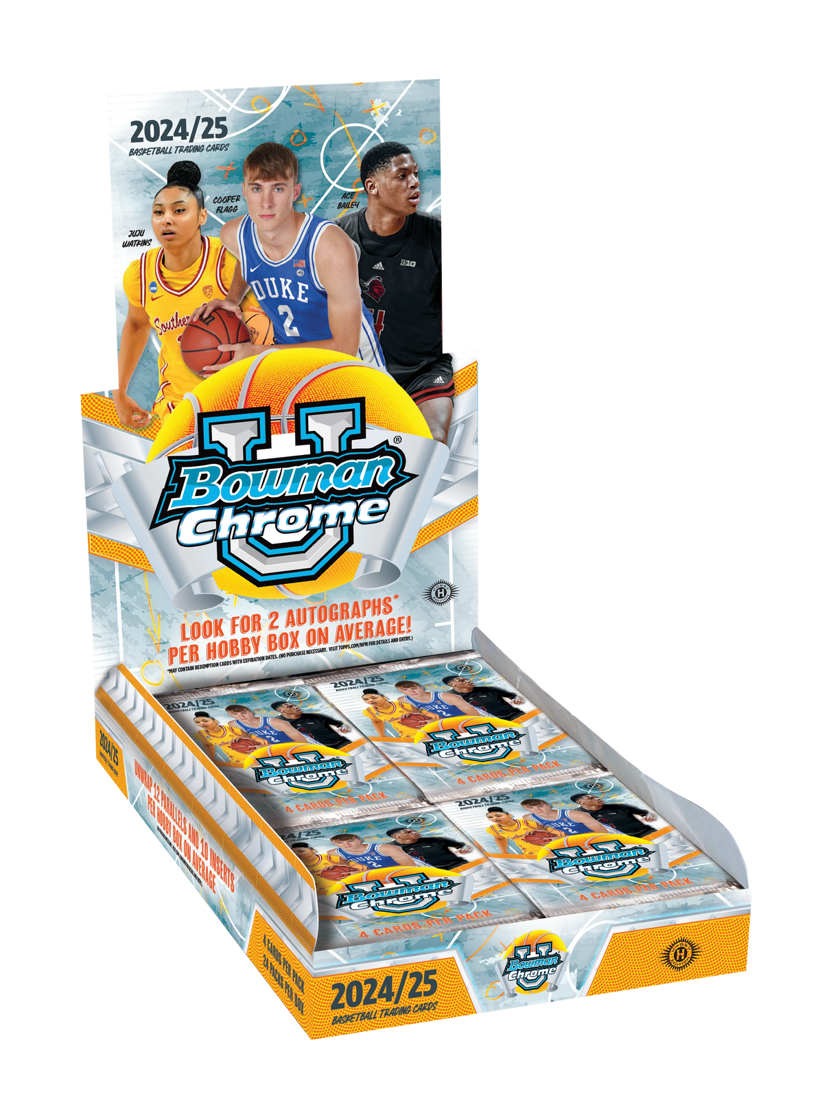 2024/25 Bowman University Chrome Basketball Hobby Box