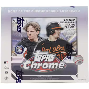 2023 Topps Chrome Baseball Hobby Jumbo Box