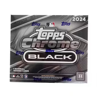2024 Topps Chrome Black Baseball Hobby Box