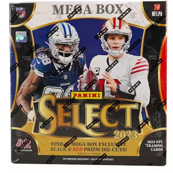 2023 Panini Select Football Mega Box (Black & Red Prizms!)