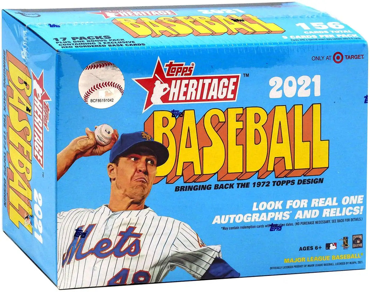 2021 Topps Heritage Baseball Mega Box