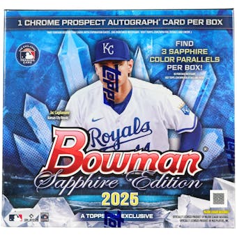 2025 Bowman Sapphire Edition Baseball Box