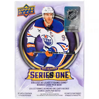 2025/26 Upper Deck Series 1 Hockey 4-Pack Blaster Box
