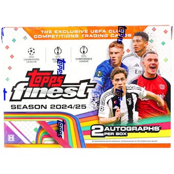 2024/25 Topps UEFA Club Competitions Finest Soccer Hobby Box
