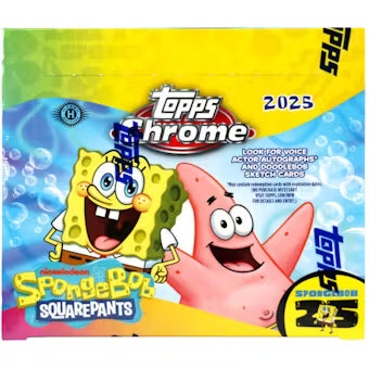 SpongeBob Chrome 25th Anniversary Hobby Box (Topps 2025)