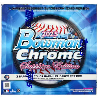 2025 Bowman Chrome Baseball Sapphire Edition Box