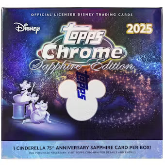 Disney Chrome Sapphire Hobby Box