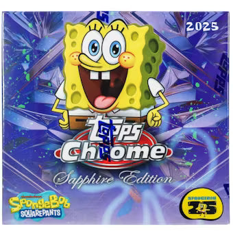SpongeBob SquarePants Chrome Sapphire Hobby Box