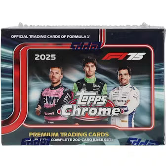 2025 Topps Chrome F1 Formula 1 6-Pack Blaster Box