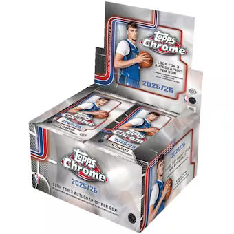 2025/26 Topps Chrome Basketball Hobby Jumbo Box