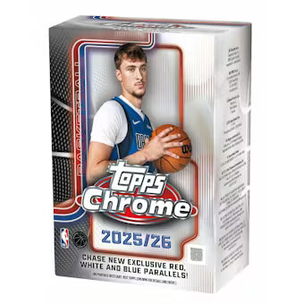 2025/26 Topps Chrome Basketball 7-Pack Blaster Box