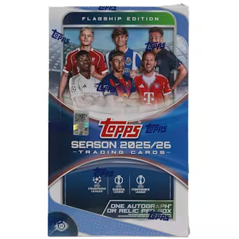 2025/26 Topps UEFA Club Competitions Soccer Hobby Box