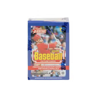 2026 Topps Heritage Baseball 8-Pack Blaster Box