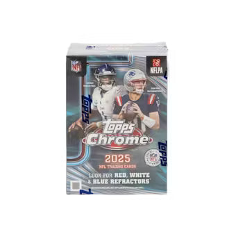 2025 Topps Chrome Football Blaster Box