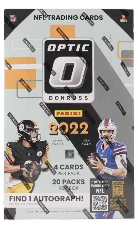 2022 Panini Donruss Optic Football Hobby Box